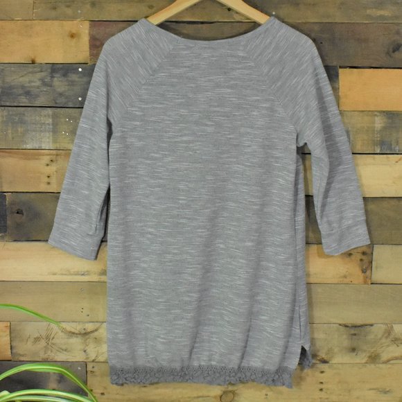 French Laundry Scoop Neck Long Sleeved Shirt - Picture 4 of 12